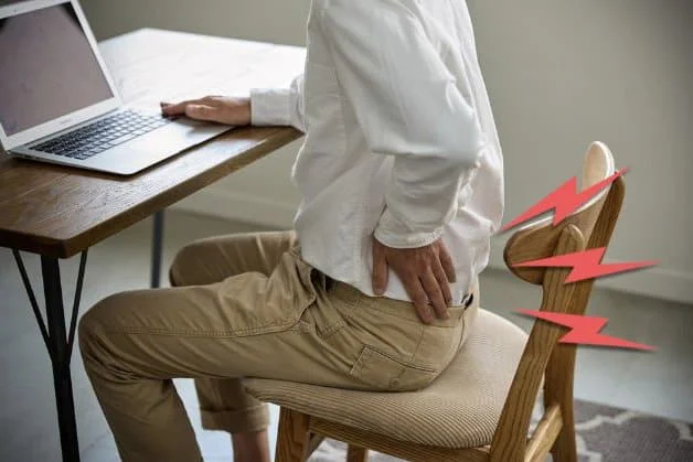 Person suffering from chronic pain