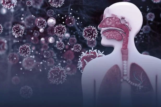 An illustration of respiratory illnesses