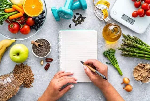 Image of someone making a Spring into Wellness plan