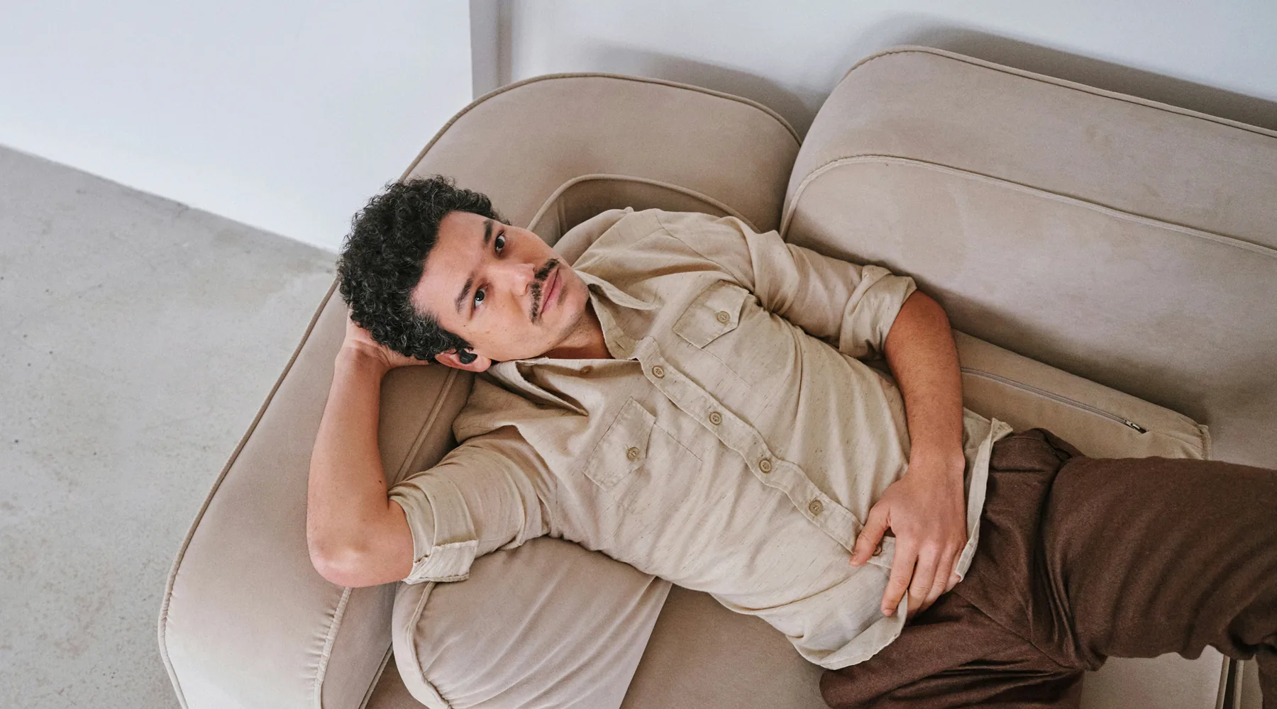 Patient preparing for a private erectile dysfunction consultation
