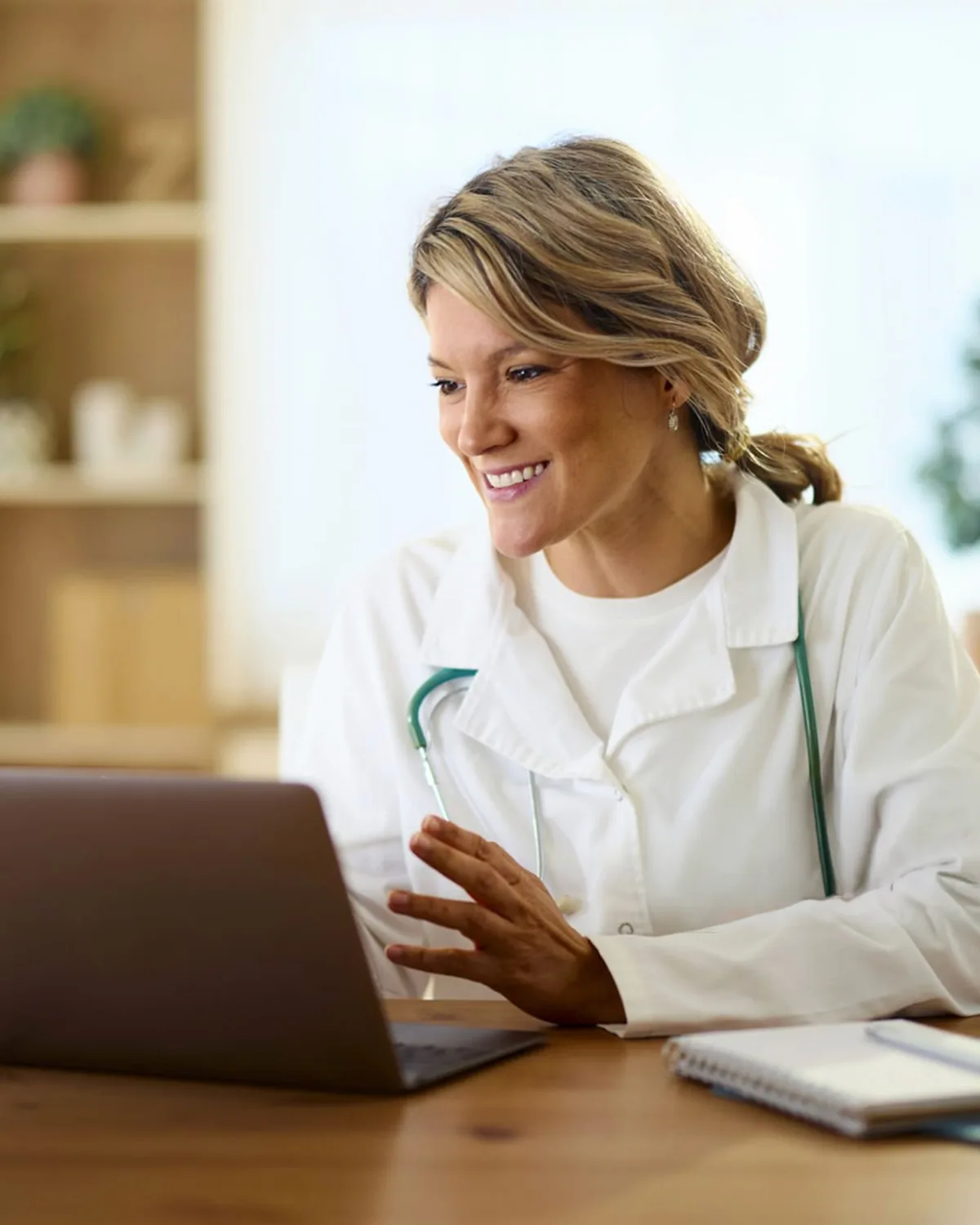 Hamilton Telehealth provider reviewing a peptide therapy care request
