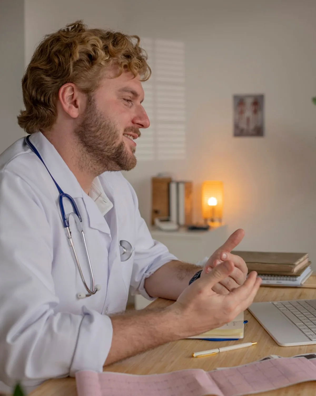 Hamilton Telehealth provider reviewing an urgent care request