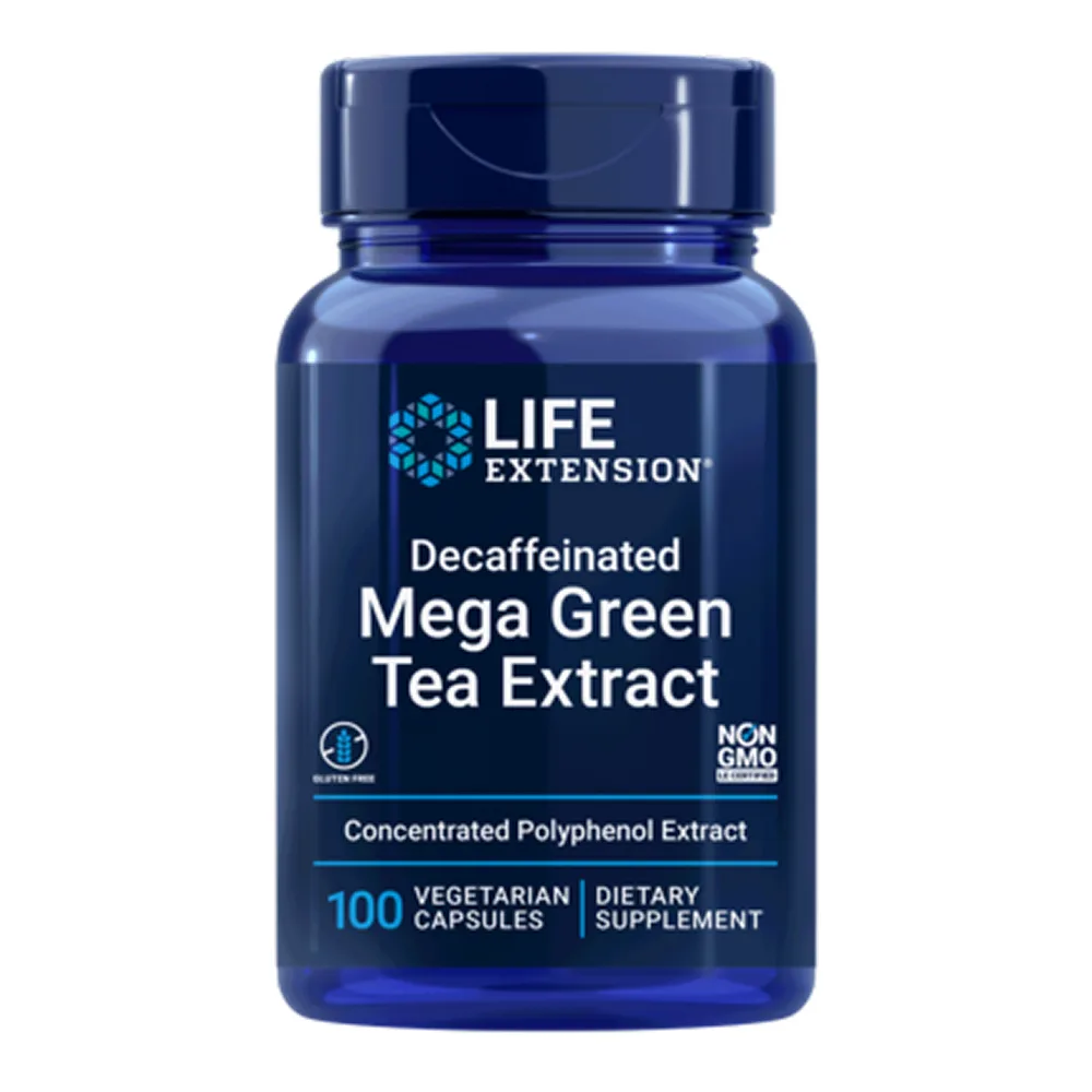Decaffeinated Mega Green Tea Extract supplement