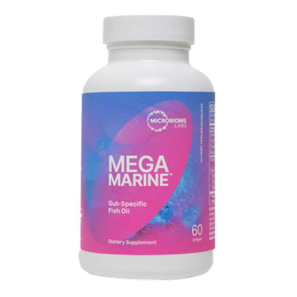 MegaMarine gut support fish oil supplement