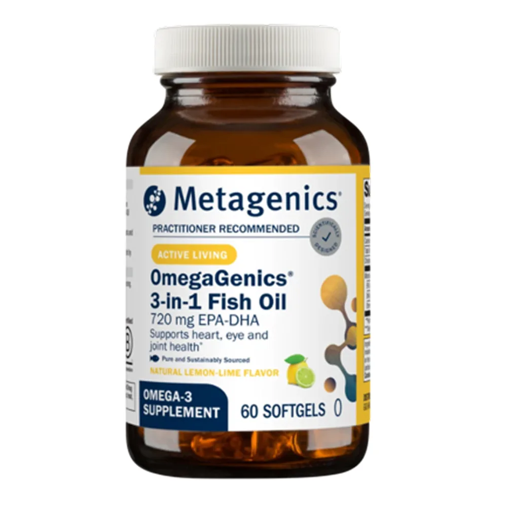 OmegaGenics 3-in-1 Fish Oil supplement