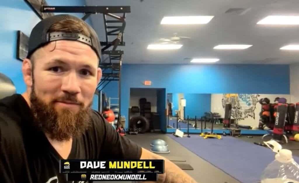 Redneck Mundell at the gym