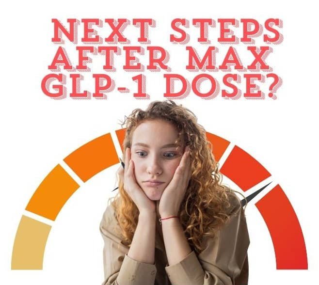 Photo of a worried patient under GLP-1 medication.