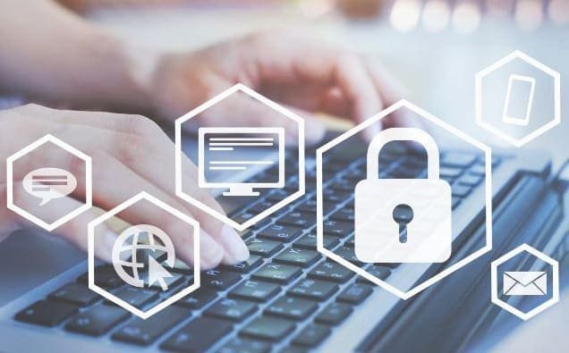 Composite image representing personal data protection